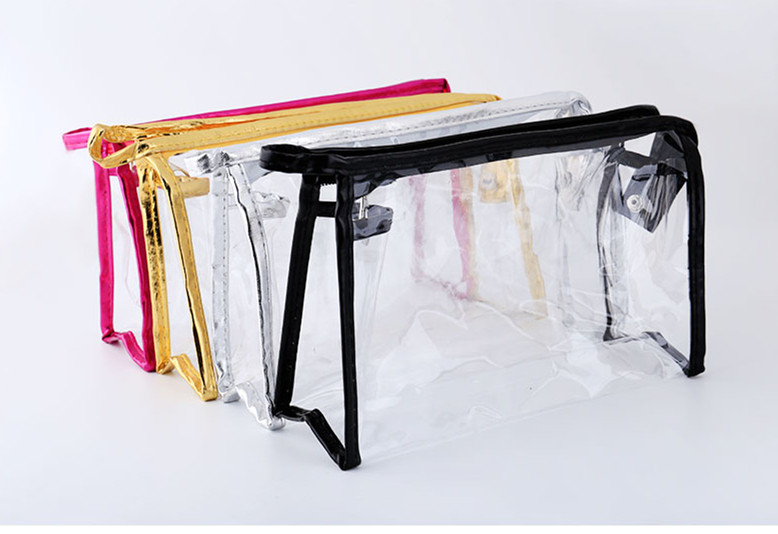 Clear pvc pouch outlet