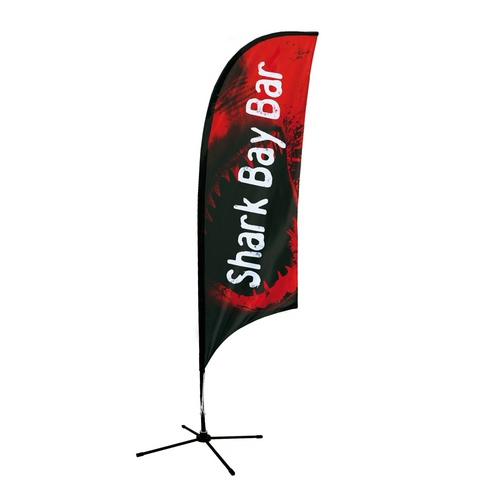 MPGFL100K Events Banner Flag Flying Banner Shark Flag Heat