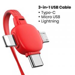 3-in-1 Data Cable Super Fast Charging Cable