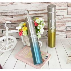Slim Thin Double Wall Stainless Steel Thermos Vacuum Flask