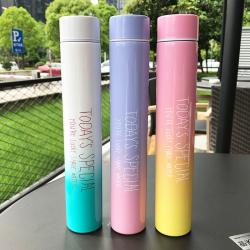 Slim Thin Double Wall Stainless Steel Thermos Vacuum Flask
