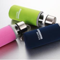 Glass Bottle with Case