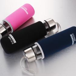 Glass Bottle with Case