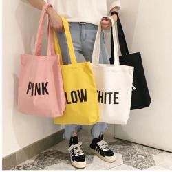 Colored Eco Canvas Bags