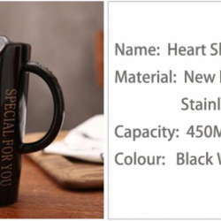 Ceramic Mug with Straw