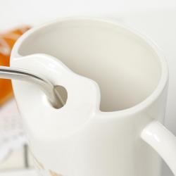Ceramic Mug with Straw