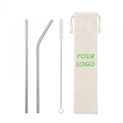 Stainless Steel Straw Set