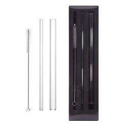 Reusable Glass Straw Set