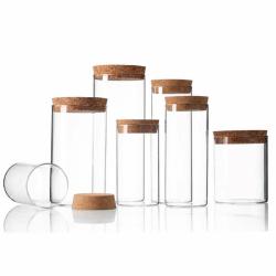 Glass Container with Bamboo Lid