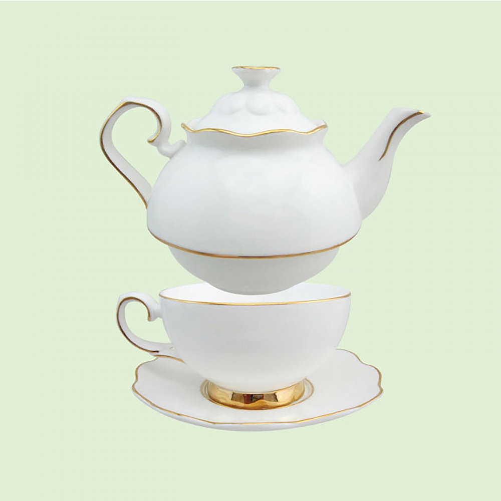 Stackable Teapot & Cup Set My Premium Gift Sdn Bhd