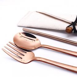 Rose Gold Cutlery Set