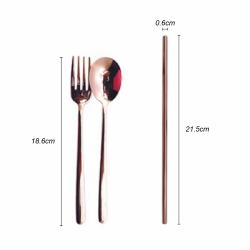 Rose Gold Cutlery Set