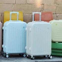 Multi-Functional 24 Inches Suitcase with Phone Charger Cup Holder