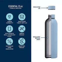 Double Wall Stainless Steel Narrow Mouth Vacuum Flask Thermal