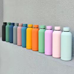 Double Wall Stainless Steel Narrow Mouth Vacuum Flask Thermal