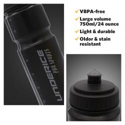 PE plastic 750ML Outdoor cycling water bottle