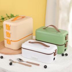 Single or Double Layer Smart Portable Electric Heating Insulation Thermal Lunch Box