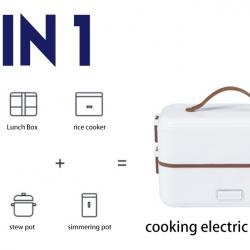 Single or Double Layer Smart Portable Electric Heating Insulation Thermal Lunch Box