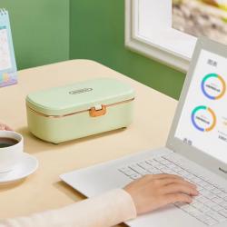 Electric Stainless Steel Lunch Box Convenient 2-in-1 Heating
