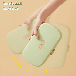 Electric Stainless Steel Lunch Box Convenient 2-in-1 Heating