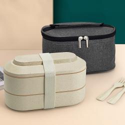 Japanese Wheat Straw Double-Layer Strapped