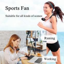 Mini USB Portable Fan Neck Fan Neckband