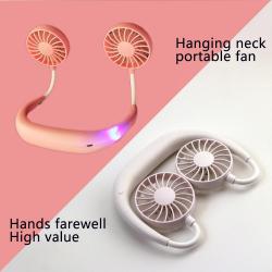 Mini USB Portable Fan Neck Fan Neckband