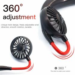 Mini USB Portable Fan Neck Fan Neckband