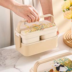 Two Tier Convertible Design Lunch Box