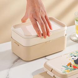 Two Tier Convertible Design Lunch Box