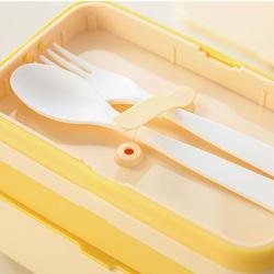 Single and Double Layer 3 in 1 Lunch Box Sealed Tableware