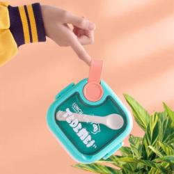 304 stainless steel Children's Warm Portable Tableware Set
