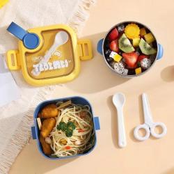 304 stainless steel Children's Warm Portable Tableware Set