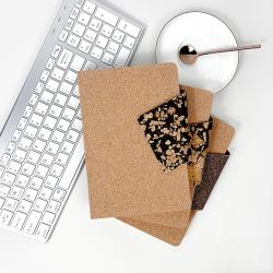Cross-Border Coffee Grounds Cork Buckle A5 Business Gift Notepad Set