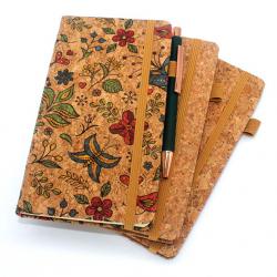 A5 notebook wholesale creative PU cork grain notepad