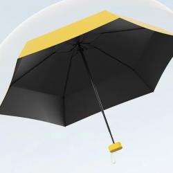 Mini Compact Pocket Umbrella 6 Fold with Pouch or Bag