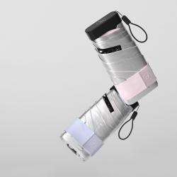 Mini Compact Pocket Umbrella 6 Fold with Pouch or Bag