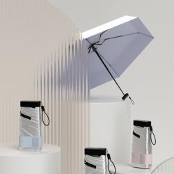 Mini Compact Pocket Umbrella 6 Fold with Pouch or Bag