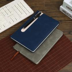 A5 notebook leather thickened business