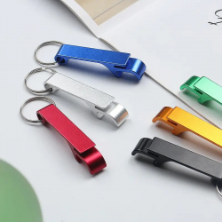 Bottle Opener Metal Keychain Durable Aluminium