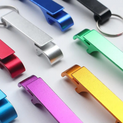 Bottle Opener Metal Keychain Durable Aluminium