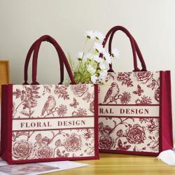 Jute bag with Pattern