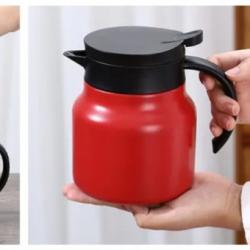 Thermos Kettle with Tea Strainer Stewing Pot