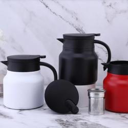 Thermos Kettle with Tea Strainer Stewing Pot