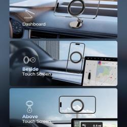 Mobile phone holder magsafe magnetic car dashboard 360 rotation navigation