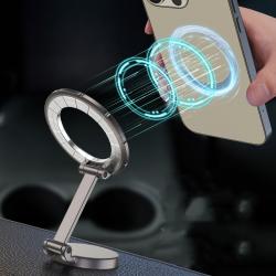 Mobile phone holder magsafe magnetic car dashboard 360 rotation navigation