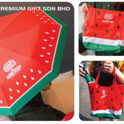 Magic Changing Color when Wet Umbrella with Bag