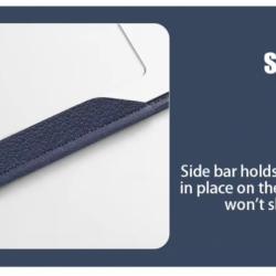 Waterproof Slim PU Leather Laptop Sleeve Case with Adjustable Stand