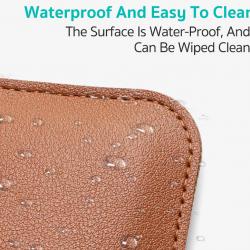 Waterproof Slim PU Leather Laptop Sleeve Case with Adjustable Stand