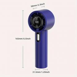 High-speed mini digital handheld fan bladeless